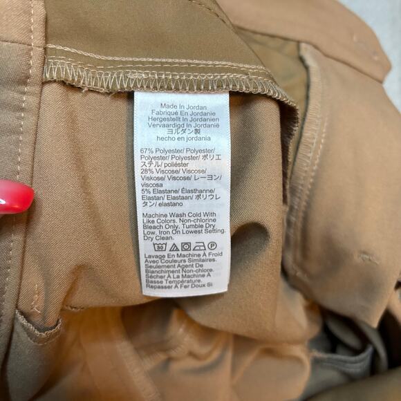 NWT J.Crew Camel Tall Stretch Work Pants 18T | High Rise Office Slacks - Picture 7 of 7